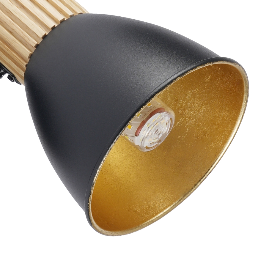 Brilagi - Aplica de perete tip spot ODENSE 1xE14/10W/230V, lemn/negru
