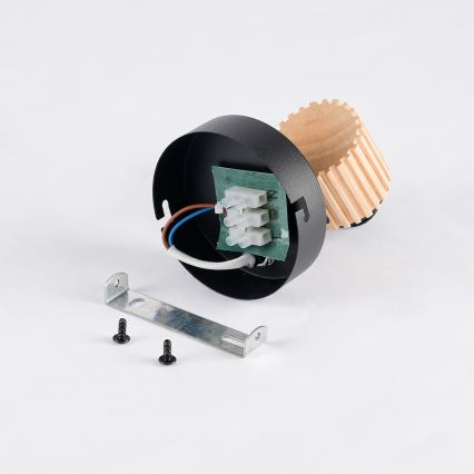 Brilagi - Aplica de perete tip spot ODENSE 1xE14/10W/230V, lemn/negru