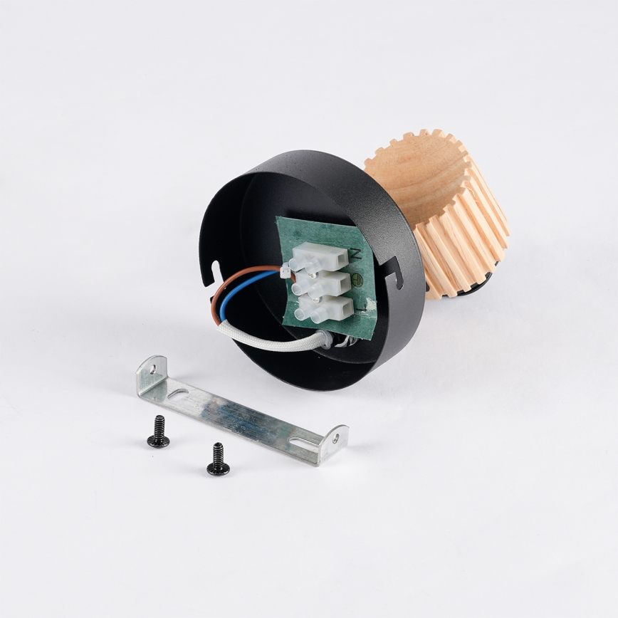 Brilagi - Aplica de perete tip spot ODENSE 1xE14/10W/230V, lemn/negru