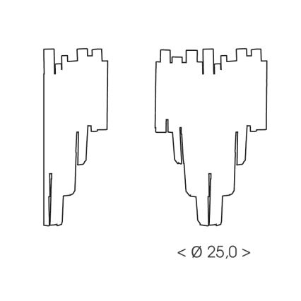 Brilagi - Aplica de perete VERVE 2xE14/40W/230V aurie