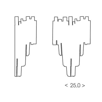 BRILAGI - Aplica de perete VERVE 2xE14/40W/230V neagră