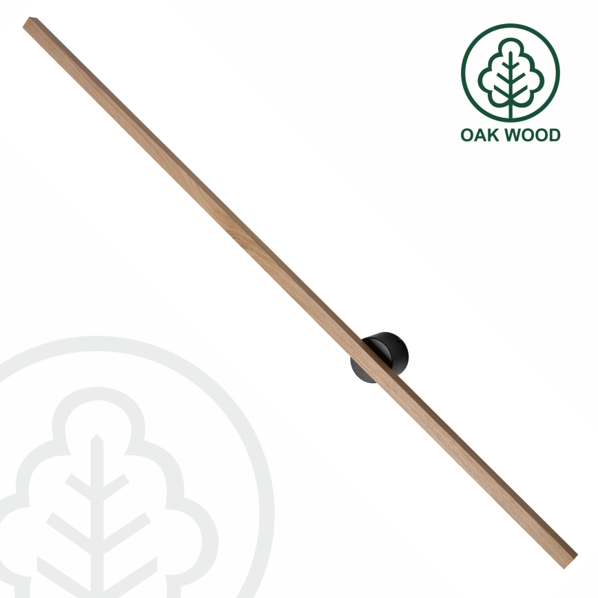 Brilagi - Aplica de perete WOODY LINE LED, 7W, 230V, 4000K, 60 cm, stejar