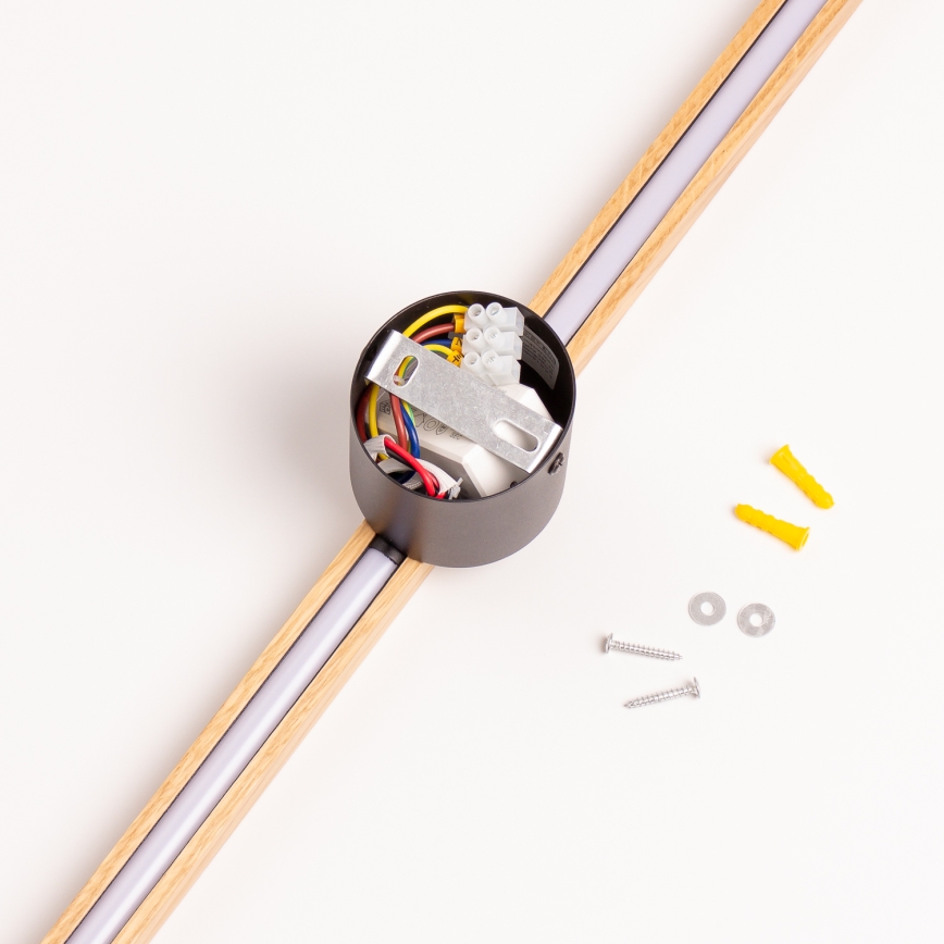 Brilagi - Aplica de perete WOODY LINE LED, 7W, 230V, 4000K, 60 cm, stejar