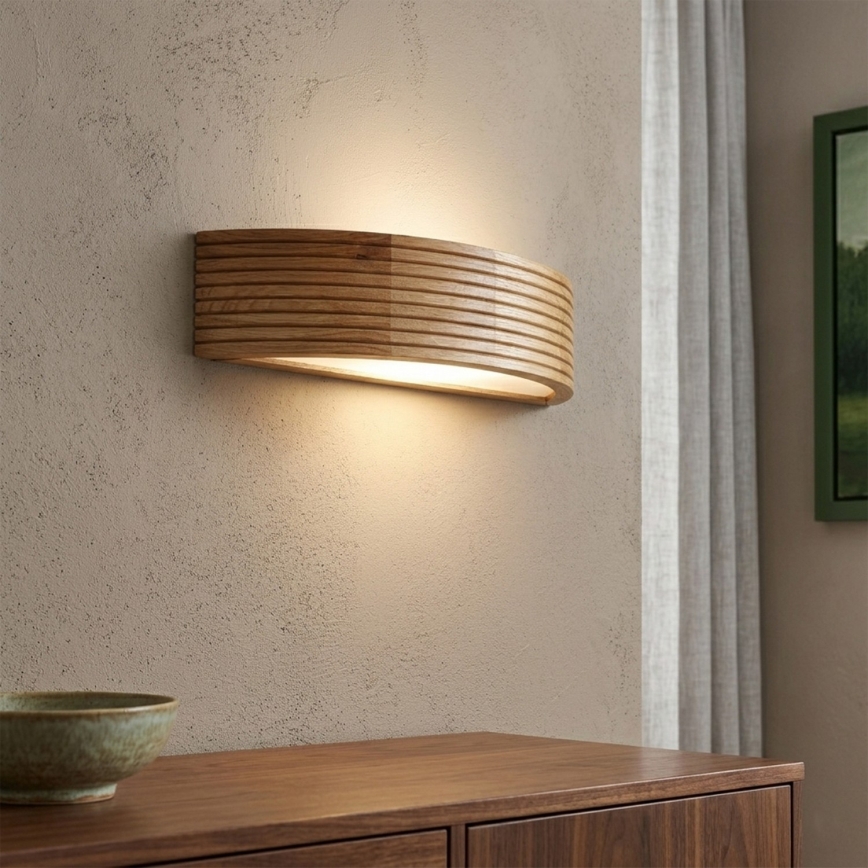 Brilagi - Aplica LED CARVALHO MODERN 1xE27/60W/230V stejar