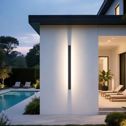 Brilagi - AQUA LINE Aplica de perete LED pentru exterior LED/36W/230V 120 cm IP44 antracit CRI 90