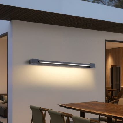 Brilagi - AQUA LINE Aplica de perete LED pentru exterior LED/36W/230V 120 cm IP44 antracit CRI 90