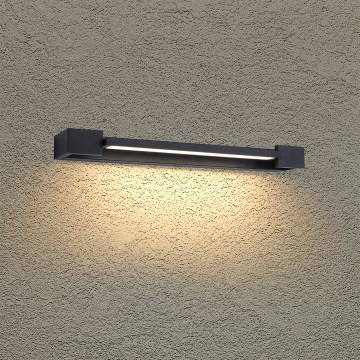 BRILAGI - Aplică LED de exterior AQUA LINE LED/12W/230V 45 cm IP44 negru CRI 90