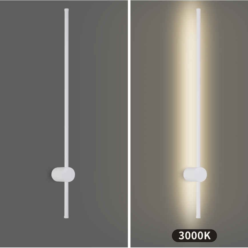 Brilagi - Aplica de perete pentru exterior AURA LED, 20W, 230V, 3000K, IP54, 97 cm, alb, CRI 90