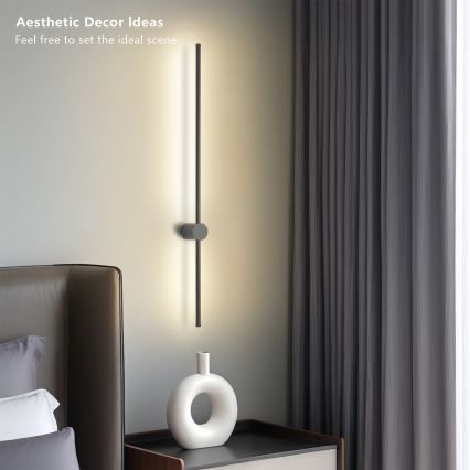 Brilagi - AURA Aplică de exterior LED/20W/230V 3000K IP54 97 cm antracit CRI 90