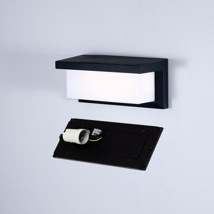 Brilagi - Aplică de perete LED dimerizabilă pentru exterior BRICKY 1xE27/6W/230V 2700-6500K IP54 negru