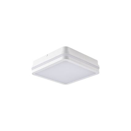 Brilagi - Aplica LED de exterior cu senzor BENE LED/18W/230V 22x22 cm alb IP54