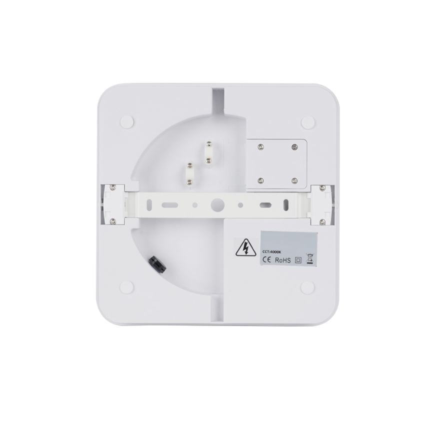 Brilagi - Aplica LED de exterior cu senzor BENE LED/18W/230V 22x22 cm alb IP54