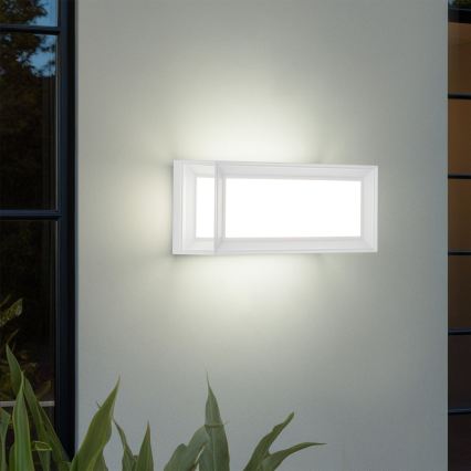 Brilagi - Aplica LED de exterior cu senzor PARKER LED/12W/230V, albă, IP44