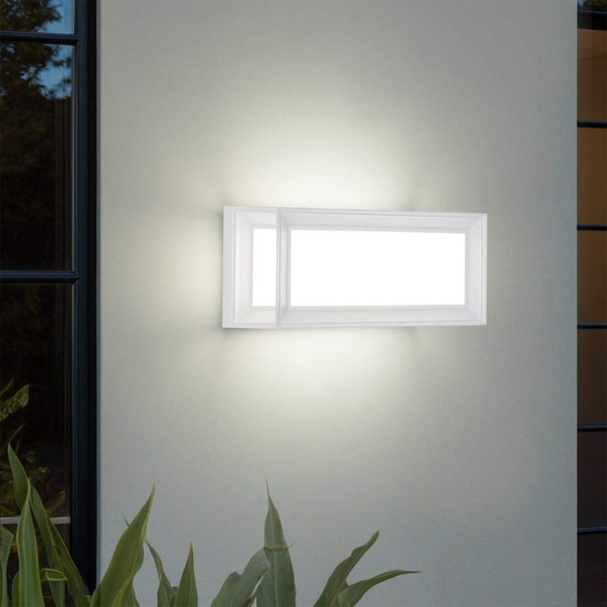 Brilagi - Aplica LED de exterior cu senzor PARKER LED/12W/230V, albă, IP44