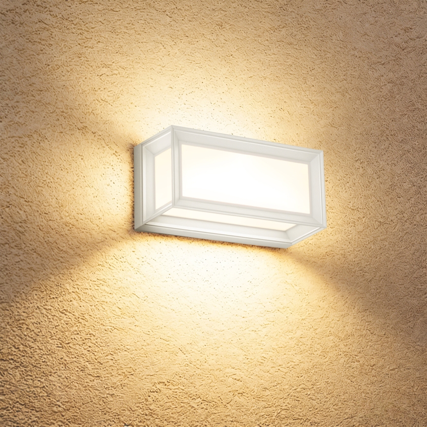 Brilagi - Aplica LED de exterior cu senzor PARKER LED/12W/230V, albă, IP44