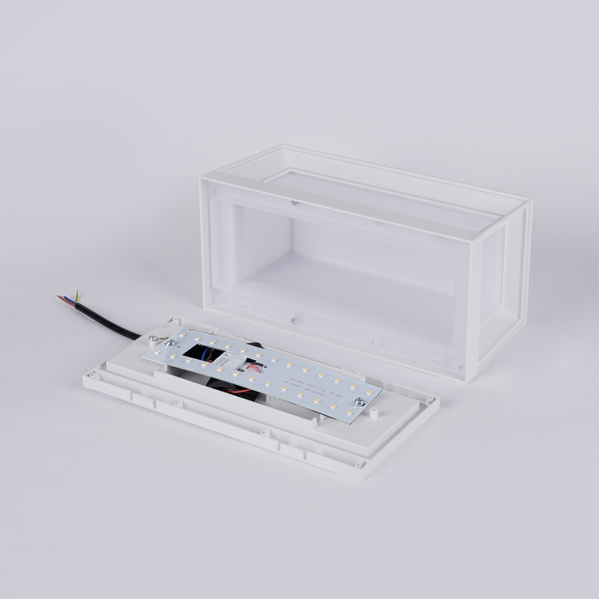 Brilagi - Aplica LED de exterior cu senzor PARKER LED/12W/230V, albă, IP44
