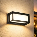 Brilagi - Aplica LED de exterior cu senzor PARKER LED/12W/230V negru IP44