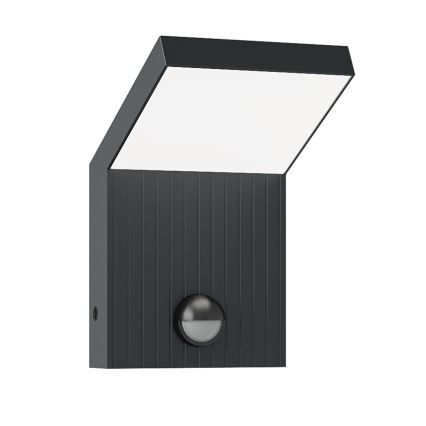 Brilagi - Aplica LED de exterior cu senzor RIANO LED/8W/230V antracit IP65