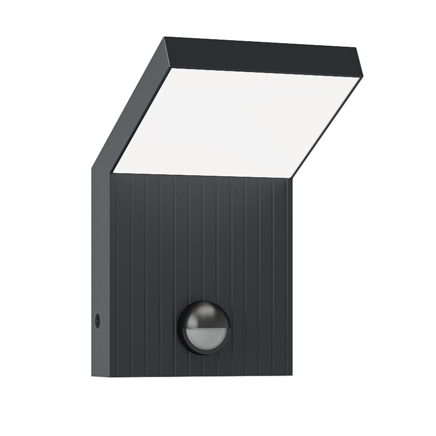 Brilagi - Aplica LED de exterior cu senzor RIANO LED/8W/230V antracit IP65