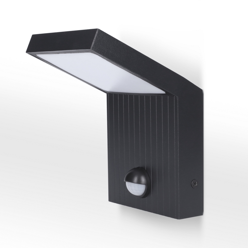 Brilagi - Aplica LED de exterior cu senzor RIANO LED/8W/230V antracit IP65