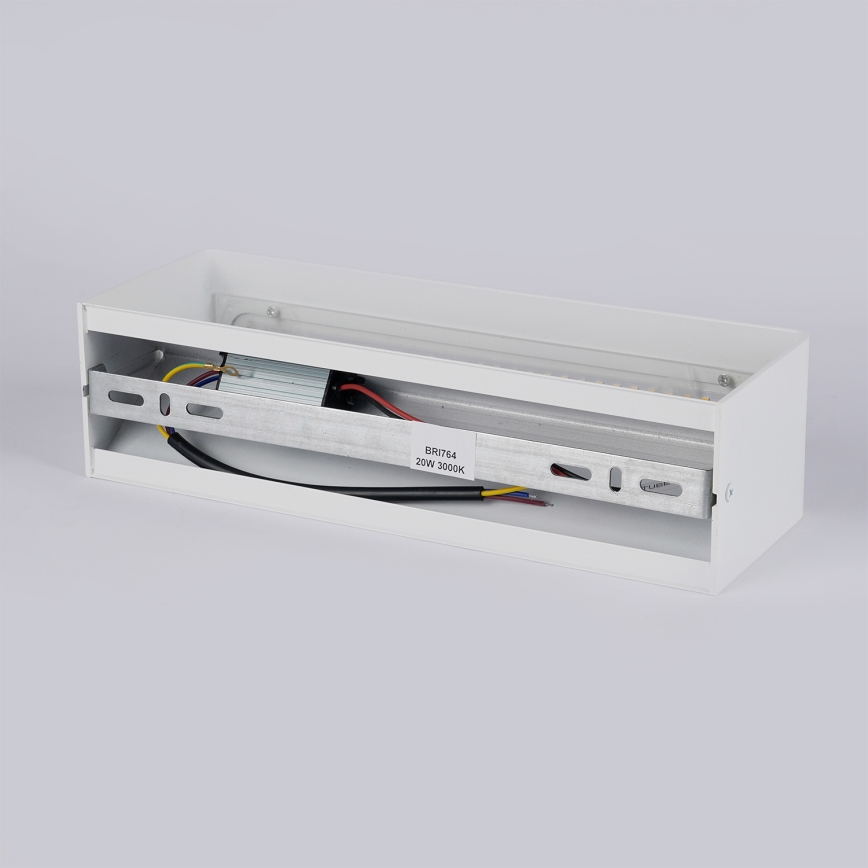 Brilagi - Aplică LED de exterior DONNANI, 12W, 230V, 30 cm, alb, IP44