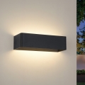 Brilagi - Aplica LED de exterior DONNANI, 12W, 230V, 30 cm, negru, IP44