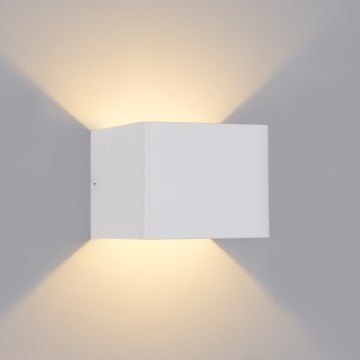 Brilagi - Aplică LED de exterior DONNANI, 5W, 230V, 10 cm, alb, IP44