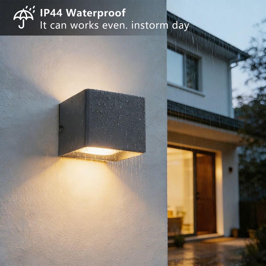 Brilagi - Aplică LED de exterior DONNANI LED/5W/230V antracit IP44