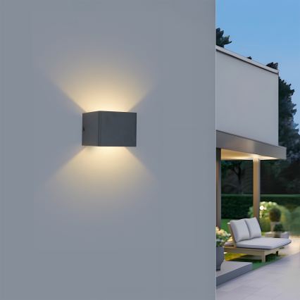 Brilagi - Aplică LED de exterior DONNANI LED/5W/230V antracit IP44