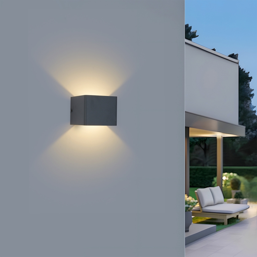 Brilagi - Aplică LED de exterior DONNANI LED/5W/230V antracit IP44