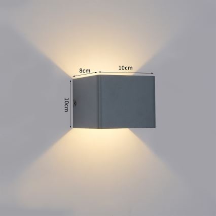 Brilagi - Aplică LED de exterior DONNANI LED/5W/230V antracit IP44