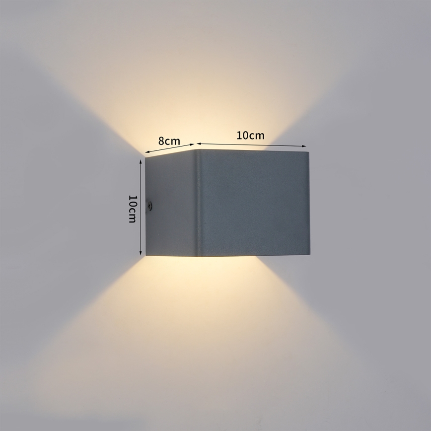 Brilagi - Aplică LED de exterior DONNANI LED/5W/230V antracit IP44
