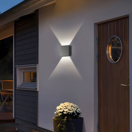 Brilagi - Aplica LED de exterior DOUBLERAY LED/4W/230V antracit IP65