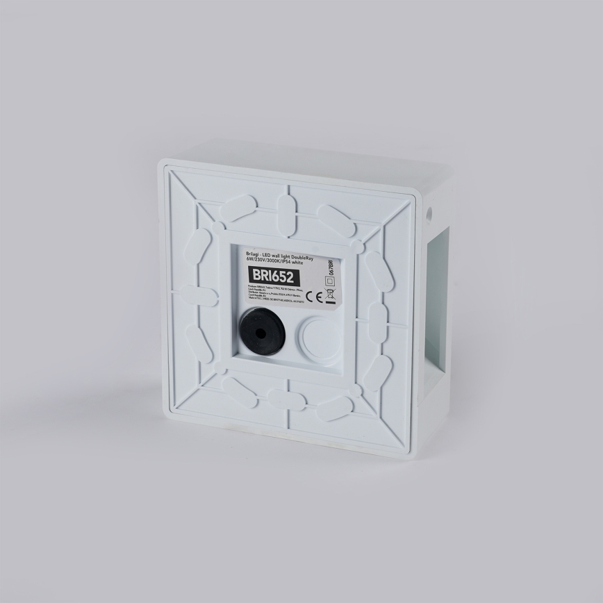 Brilagi - Aplică LED de exterior DOUBLERAY LED/6W/230V albă IP54