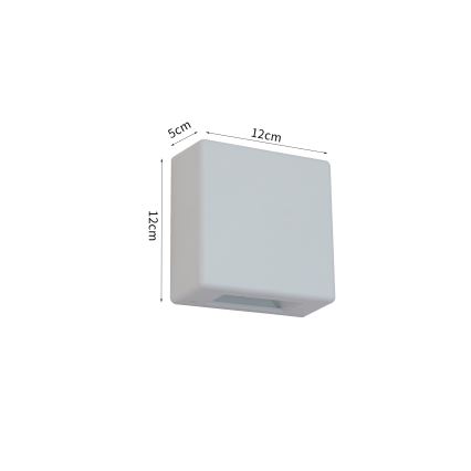 Brilagi - Aplică LED de exterior DOUBLERAY LED/6W/230V albă IP54