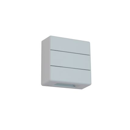 Brilagi - Aplică LED de exterior DOUBLERAY LINE, 6W, 230V, albă, IP54
