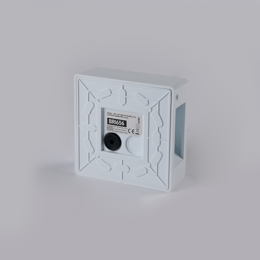 Brilagi - Aplică LED de exterior DOUBLERAY LINE, 6W, 230V, albă, IP54