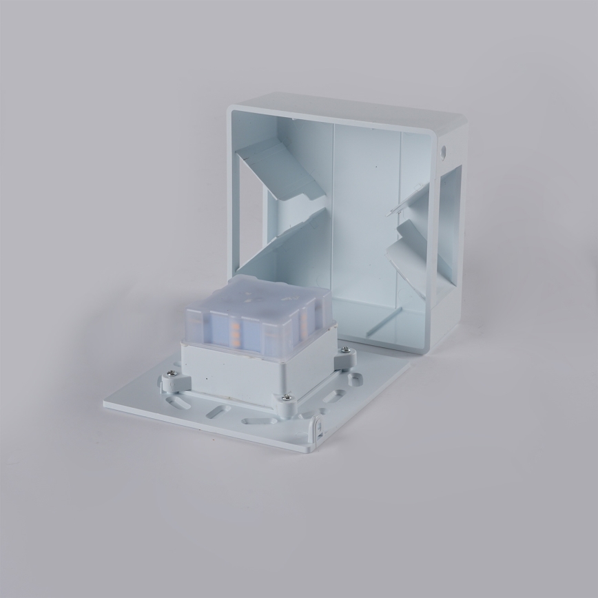 Brilagi - Aplică LED de exterior DOUBLERAY LINE, 6W, 230V, albă, IP54