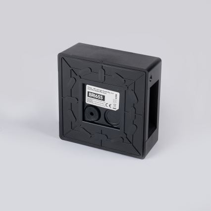 Brilagi - Aplica LED de exterior DOUBLERAY LINE, 6W/230V, negru, IP54