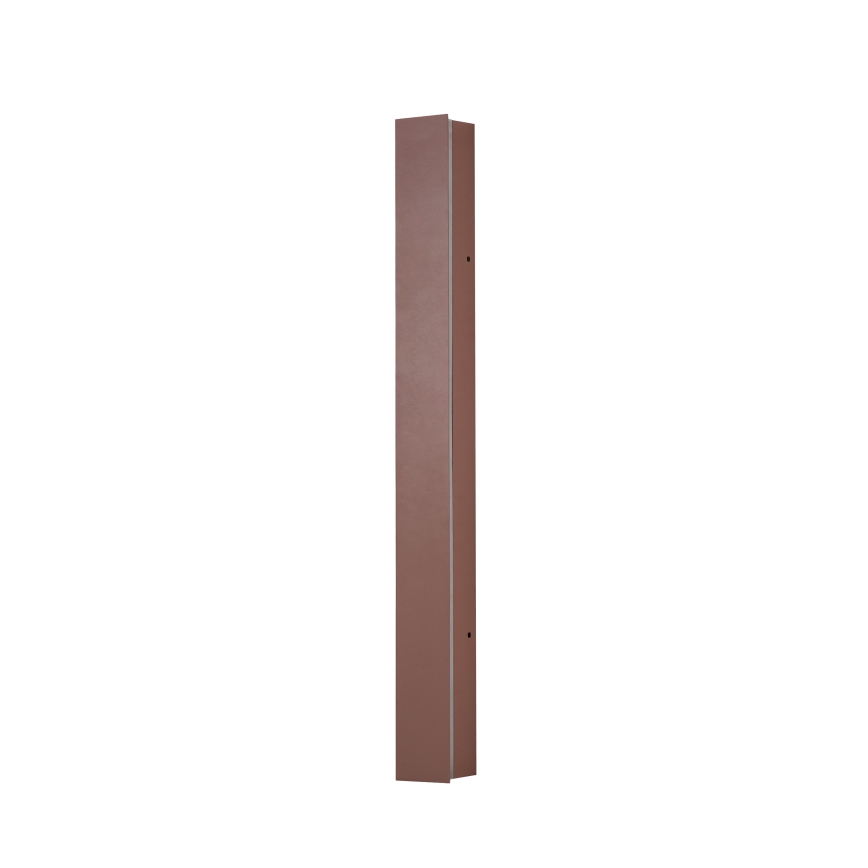 Brilagi - Aplica de perete LED pentru exterior LINEAR, 12W, 230V, 3000K, IP65, 50 cm, maro, CRI 90