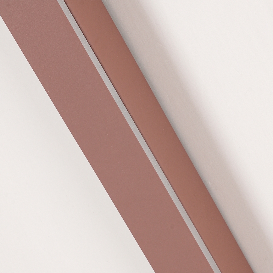 Brilagi - Aplica de perete LED pentru exterior LINEAR, 12W, 230V, 3000K, IP65, 50 cm, maro, CRI 90