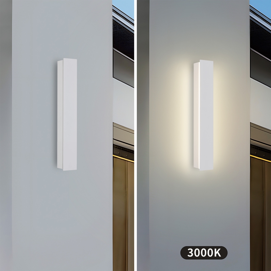 Brilagi - Aplica LED de exterior LINEAR LED/8W/230V 3000K IP65 30 cm alb CRI 90