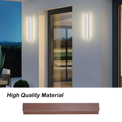 Brilagi - Aplica LED de exterior LINEAR LED/8W/230V 3000K IP65 30 cm alb CRI 90