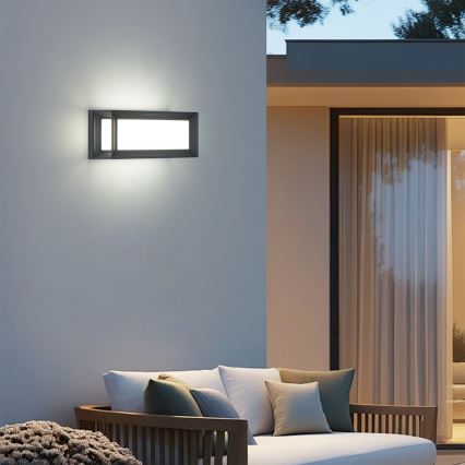 Brilagi - Aplica LED de exterior PARKER LED/12W/230V 3000/4500/6000K antracit IP44