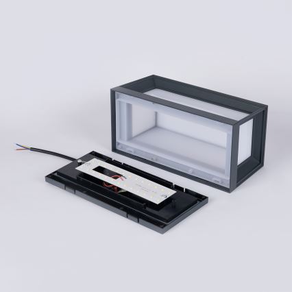 Brilagi - Aplica LED de exterior PARKER LED/12W/230V 3000/4500/6000K antracit IP44