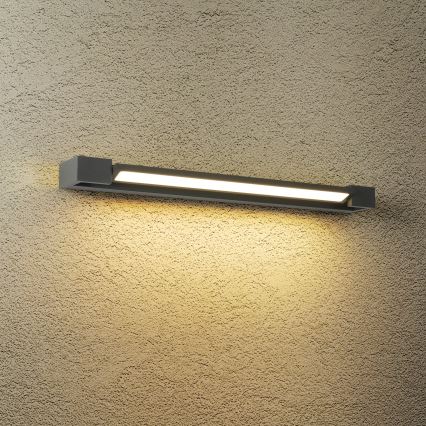 Brilagi - Aplica de perete exterior LED AQUA LINE, 18W, 230V, 60 cm, IP44, antracit, CRI 90