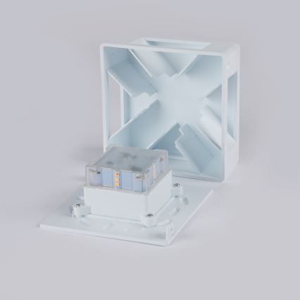 Brilagi - Aplică LED de exterior QUADRAY, 6W, 230V, albă, IP54