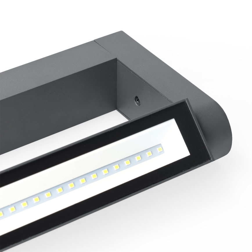 Brilagi - Aplică LED de exterior SALERNO LED/12W/230V 35,5 cm antracit IP65