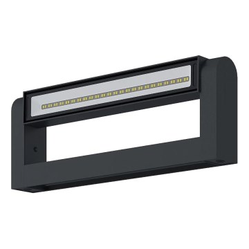 Brilagi - Aplică LED de exterior SALERNO LED/12W/230V 35,5 cm antracit IP65