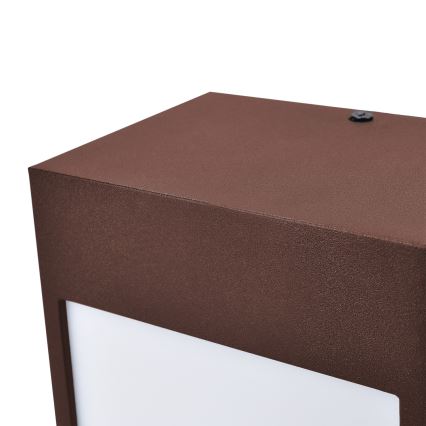 Brilagi - Aplica LED de exterior TERNI LED/12W/230V maro IP44